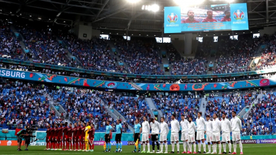 В Петербурге начался матч 1/4 финала Евро-2020 между Швейцарией и Испанией