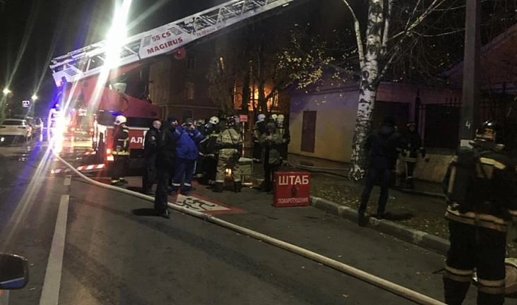 Пожар в здании тира в Кронштадте потушили - tvspb.ru