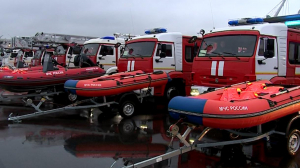На Крестовском острове прошел смотр средств спасательной техники
