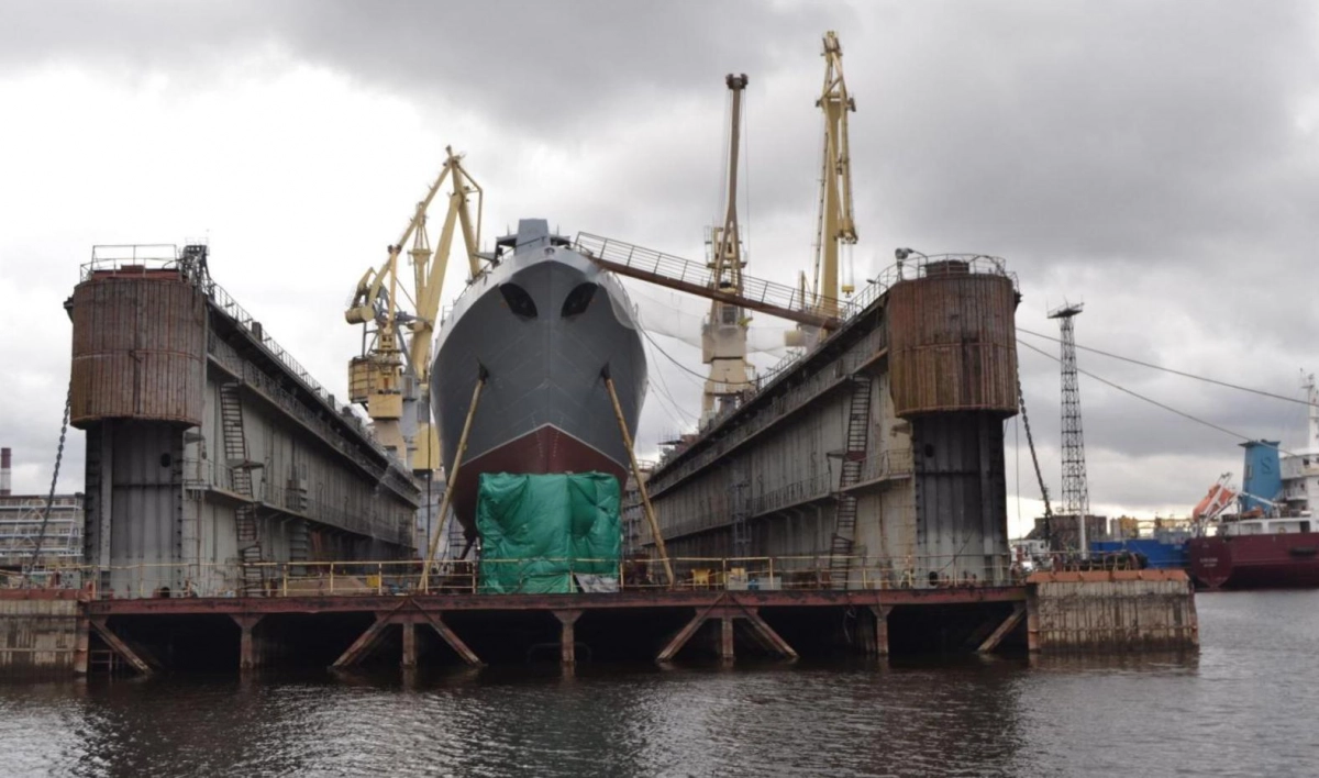 В Петербурге готовят к спуску на воду фрегат «Адмирал Головко» - tvspb.ru