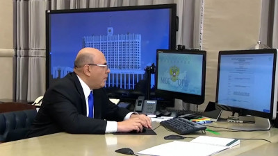 Мишустин из своего кабинета проголосовал онлайн на выборах в Госдуму