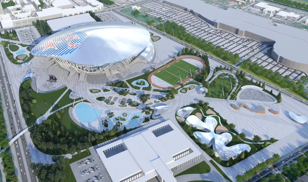 Вокруг «СКА Арены» создадут парк с футбольным полем, беговыми дорожками и теннисными кортами - tvspb.ru