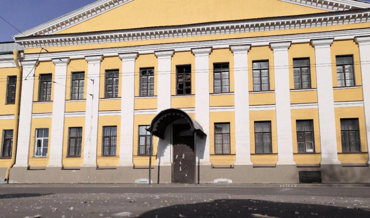 Эксклюзивные фотографии с места взрыва в академии имени Можайского - tvspb.ru