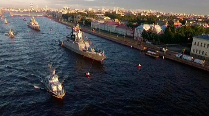 В Петербурге проходит репетиция парада ко Дню ВМФ - tvspb.ru