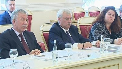 Полтавченко встретился с немецкой делегацией во главе с депутатом Бундестага Кастером Бернхардом