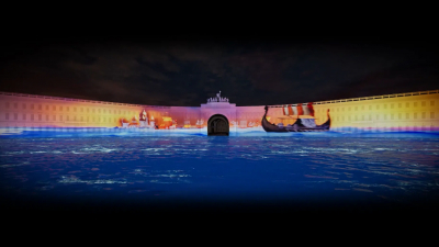 На стене Главного штаба покажут необычный 3D-спектакль об Александре Невском