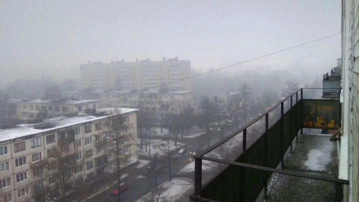 Очевидцы: На Замшиной улице запах гари и сильное задымление - tvspb.ru