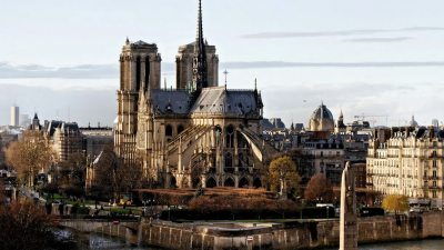 В Париже завершили работы по укреплению собора Нотр-Дам