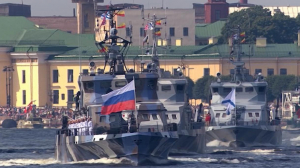Главный военно-морской парад состоялся в Петербурге