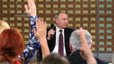 Песков: Подготовка к прямой линии с Путиным уже идет