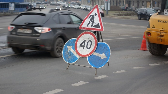 Дорожное полотно на Московском шоссе будут менять в два этапа - tvspb.ru
