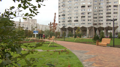 По мотивам фильма Данелии: Каким петербуржцы увидели сквер «Осенний марафон»
