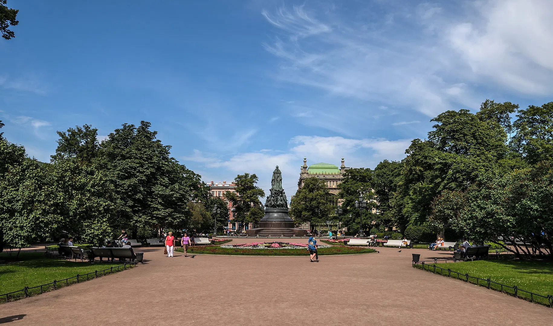 Екатерининский сад в санкт петербурге фото