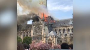 Пожар в Notre Dame de Paris