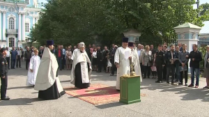 На Серафимовском кладбище прошла траурная церемония по погибшим на подлодке «Курск»
