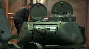 В Петербурге восстанавливают танки Т-34, доставленные из Лаоса