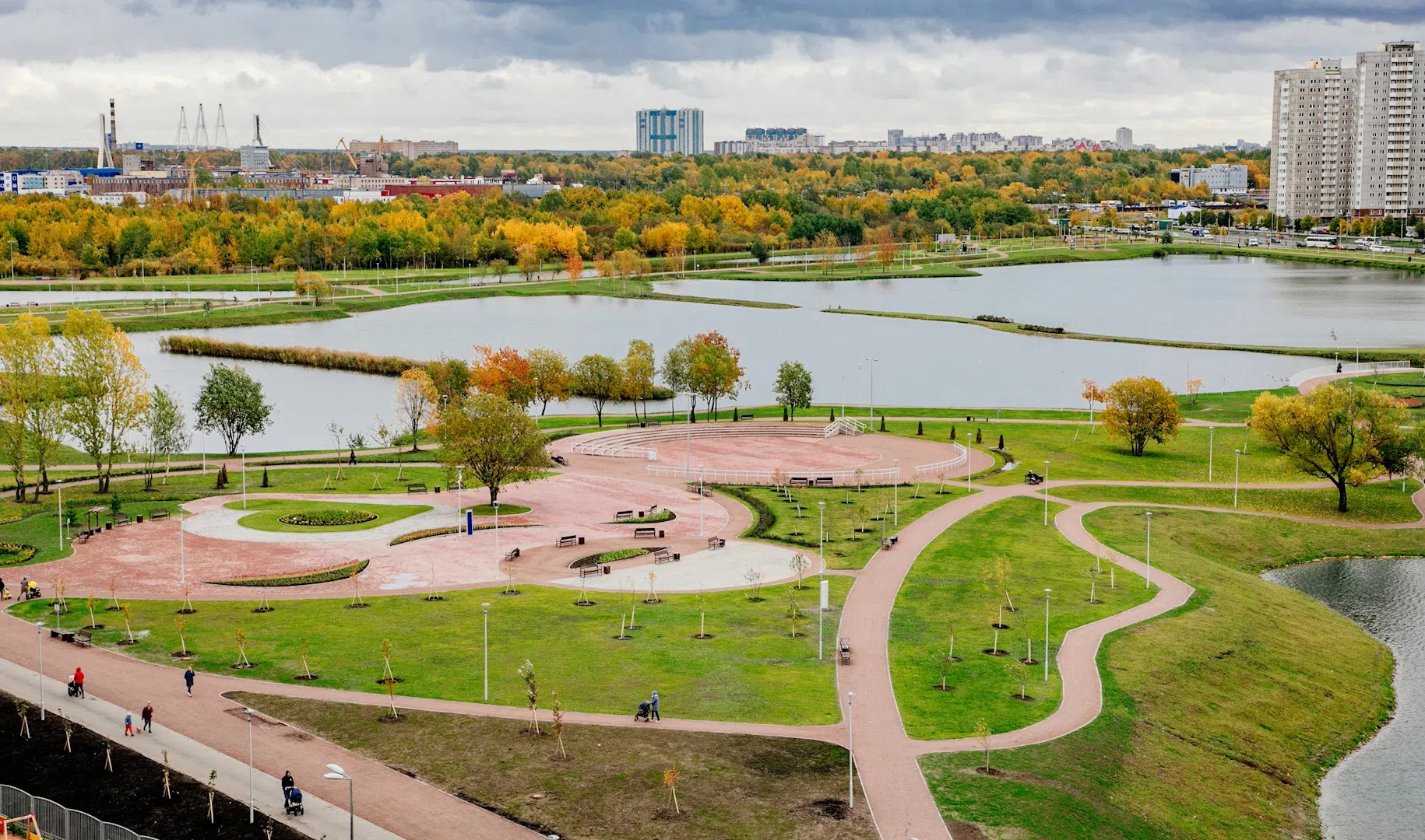 парк озеро долгое санкт петербург