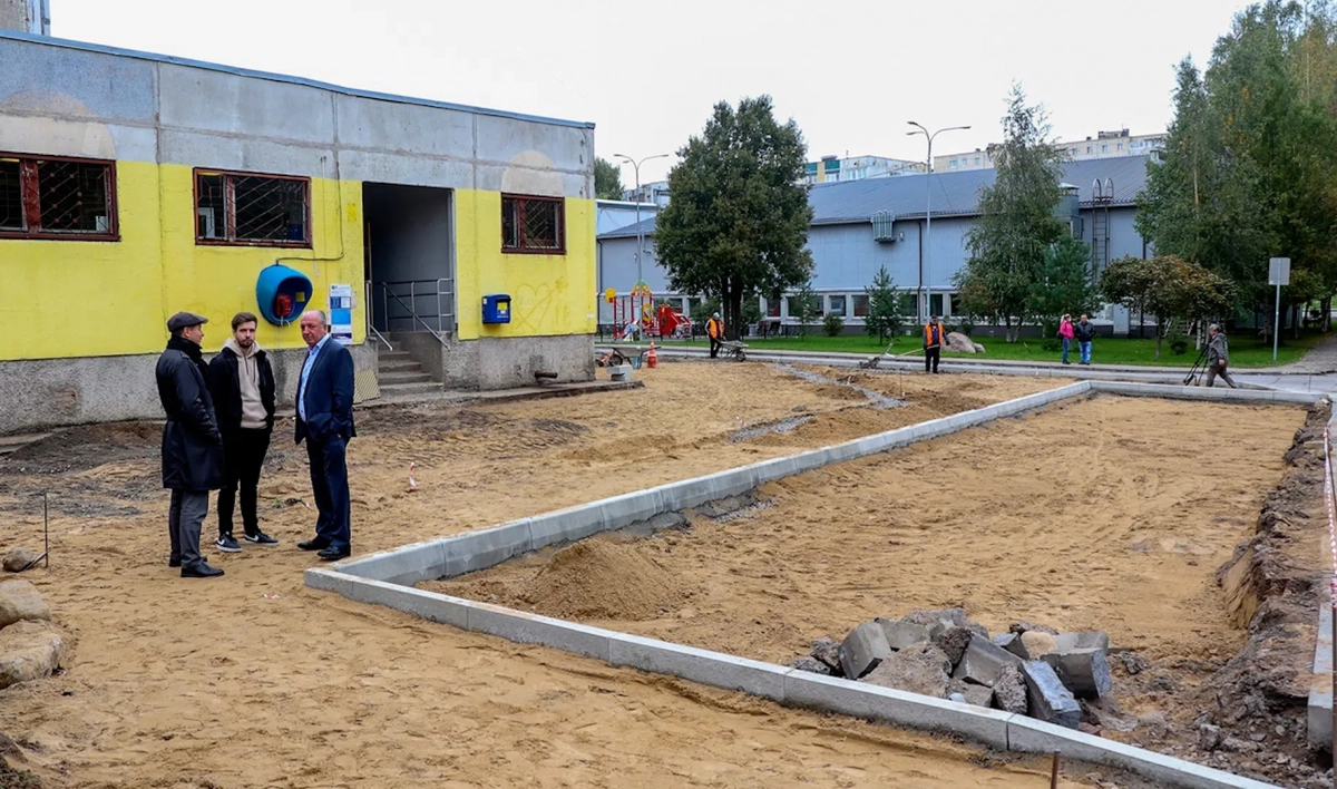 В южном микрорайоне Выборга начали строить парковку - tvspb.ru