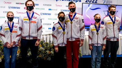 Фигуристы Мишина и Галлямов – чемпионы Европы в парном катании, у России – весь пьедестал