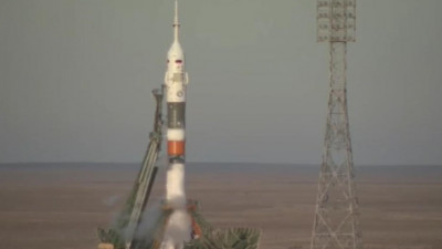 Успешный запуск. С космодрома Байконур стартовал пилотируемый корабль «Союз»