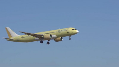 Третий опытный самолет МС-21-300 прошел летные испытания в Иркутске