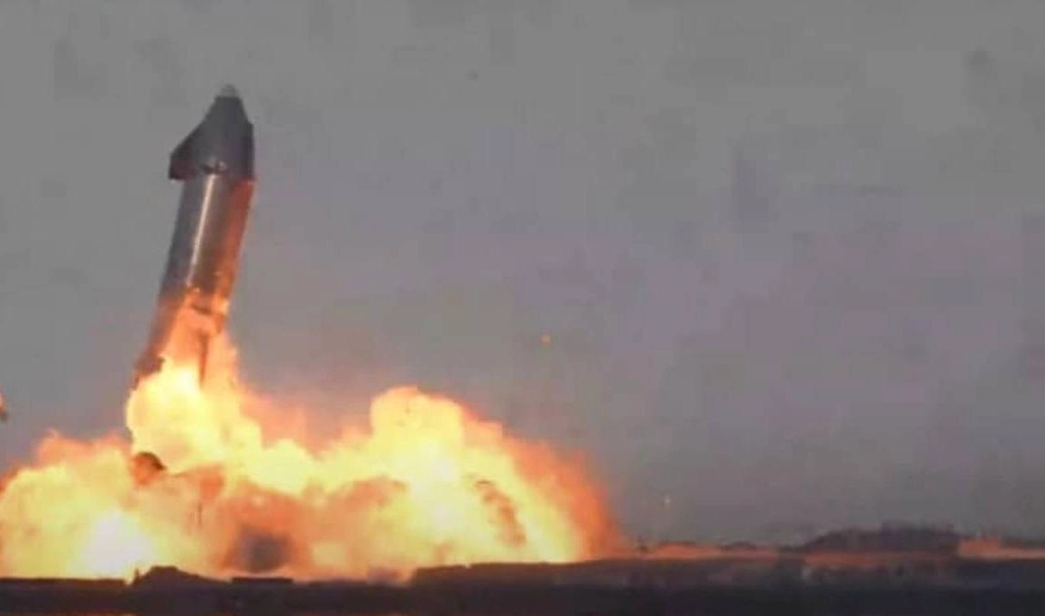 Starship Илона Маска взорвался после посадки - tvspb.ru