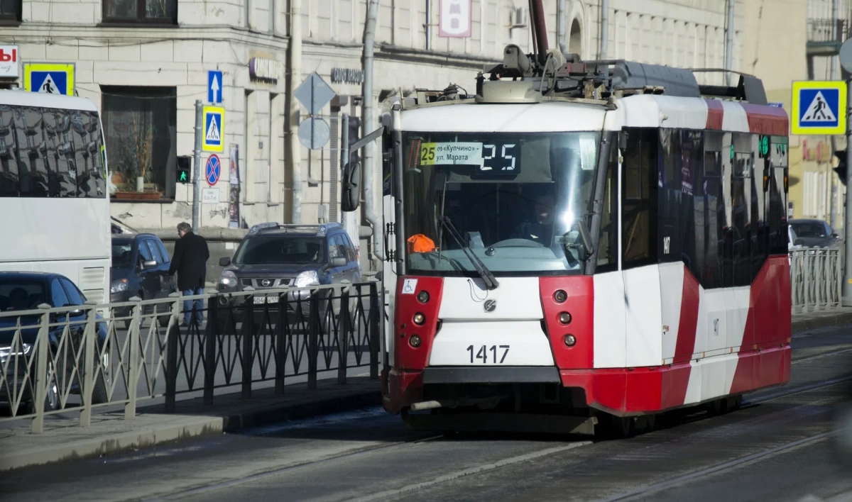 На проспекте Стачек до 6 июня закроют трамвайное движение - tvspb.ru