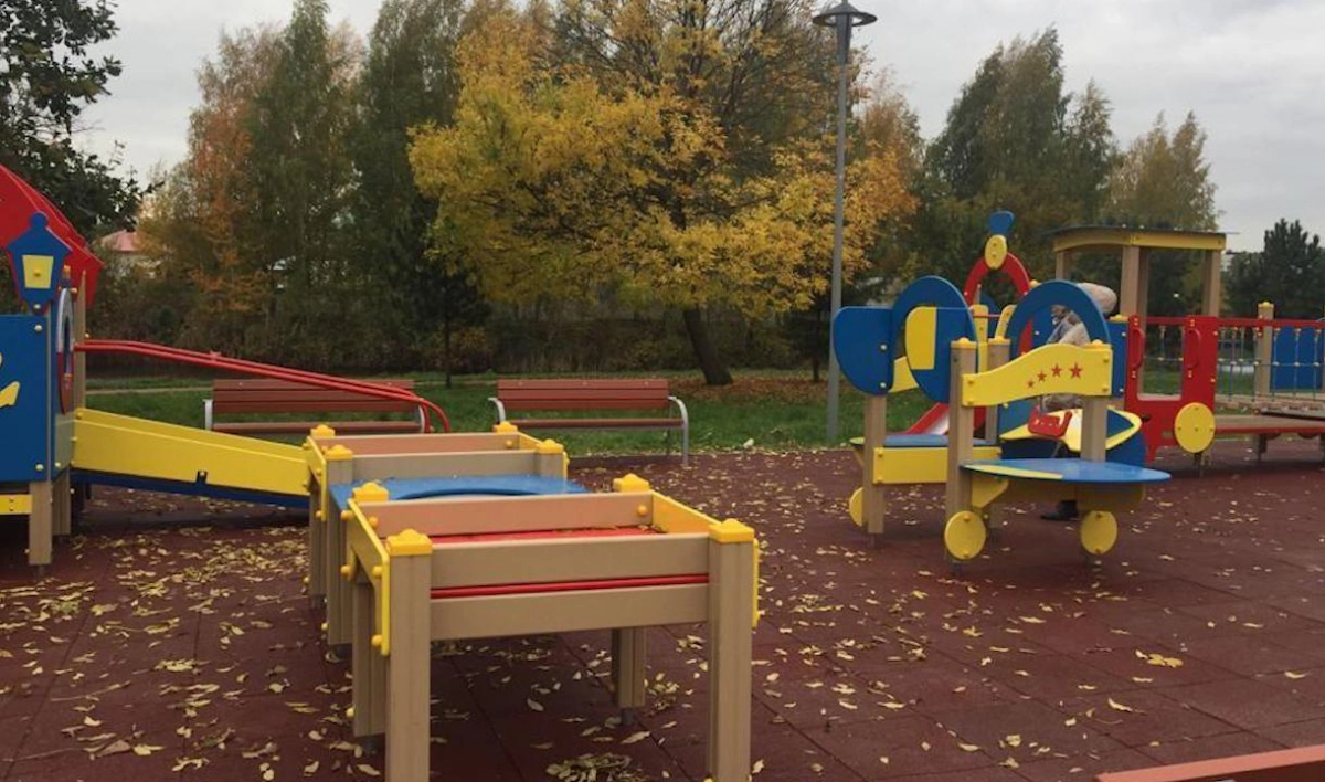 В Пулковском парке построили инклюзивную детскую площадку - tvspb.ru