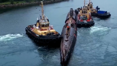 Последний поход подводного героя: субмарина «Ленинский комсомол» прибыла в Петербург