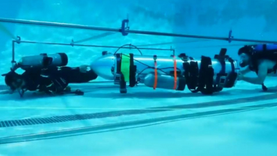 Илон Маск проводит тестирование мини-субмарины для спасения детей в Таиланде