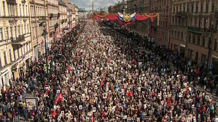 Бессмертный полк фото санкт петербург