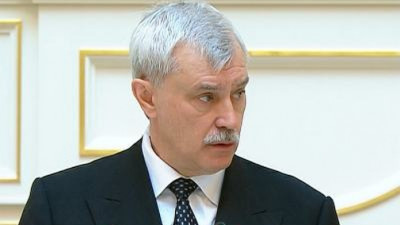 Губернатор Санкт-Петербурга ушел в отпуск до 9 августа