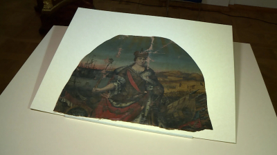 В музей-заповедник «Царское Село» передан фрагмент картины с изображением Екатерины I