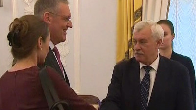 Георгий Полтавченко встретился с новым послом Евросоюза в России Маркусом Эдерером