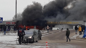 Порядка 50 спасателей тушили пожар в Красносельском районе