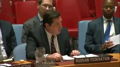 Представитель России Владимир Сафронков в ООН отчитал постпреда Великобритании на заседании Совбеза