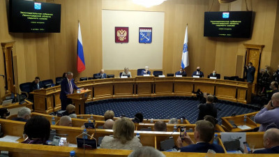 Состоялось первое заседание Законодательного собрания Ленобласти нового созыва