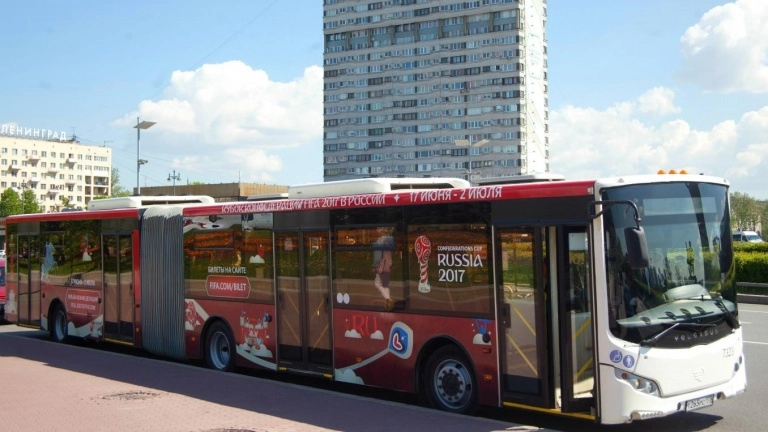 Автобусы, работавшие во время Кубка Конфедераций, продолжат возить петербуржцев - tvspb.ru