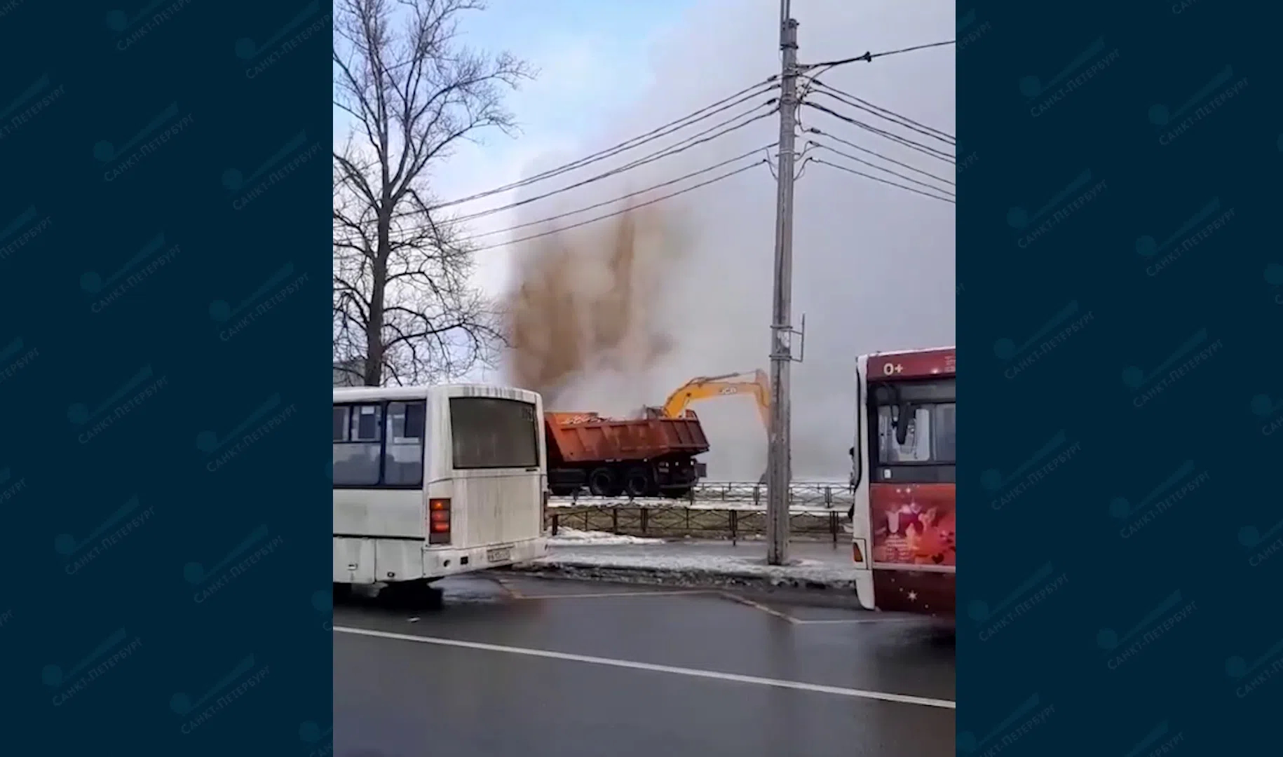 Прорвало трубу с новым ремонтов