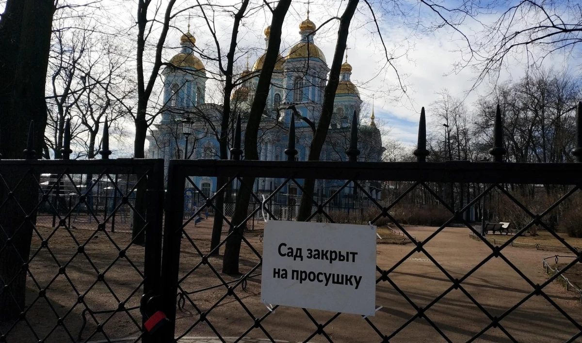 С 24 марта сады и парки Петербурга закроют на просушку - tvspb.ru