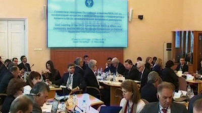 Прямое включение: На весенней сессии Межпарламентской ассамблеи СНГ обсуждают борьбу с терроризмом