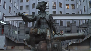 Перепись памятников Санкт-Петербурга. Скульптура «Василию Корчмину»