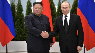 Глава КНДР Ким Чен Ын поздравил президента РФ Владимира Путина с юбилеем