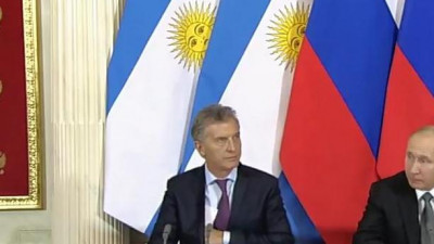 На встрече Путина с президентом Аргентины заявили о продолжении поисков подлодки «Сан-Хуан»