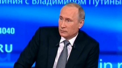 Россияне продолжают следить за «Прямой линией» с Владимиром Путиным