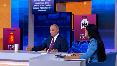 Борьба с пандемией и помощь гражданам: Владимир Путин ответил на вопросы россиян
