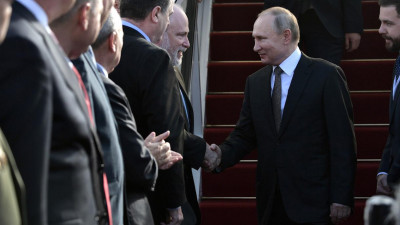 Владимир Путин прибыл в Израиль