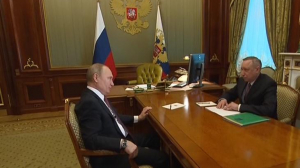 Встреча Владимира Путина с Александром Бегловым