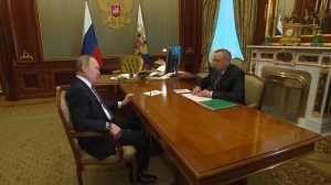 Встреча Владимира Путина и Александра Беглова