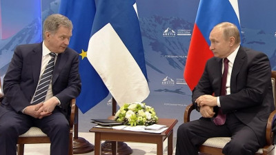 Владимир Путин провел встречу с президентом Финляндии